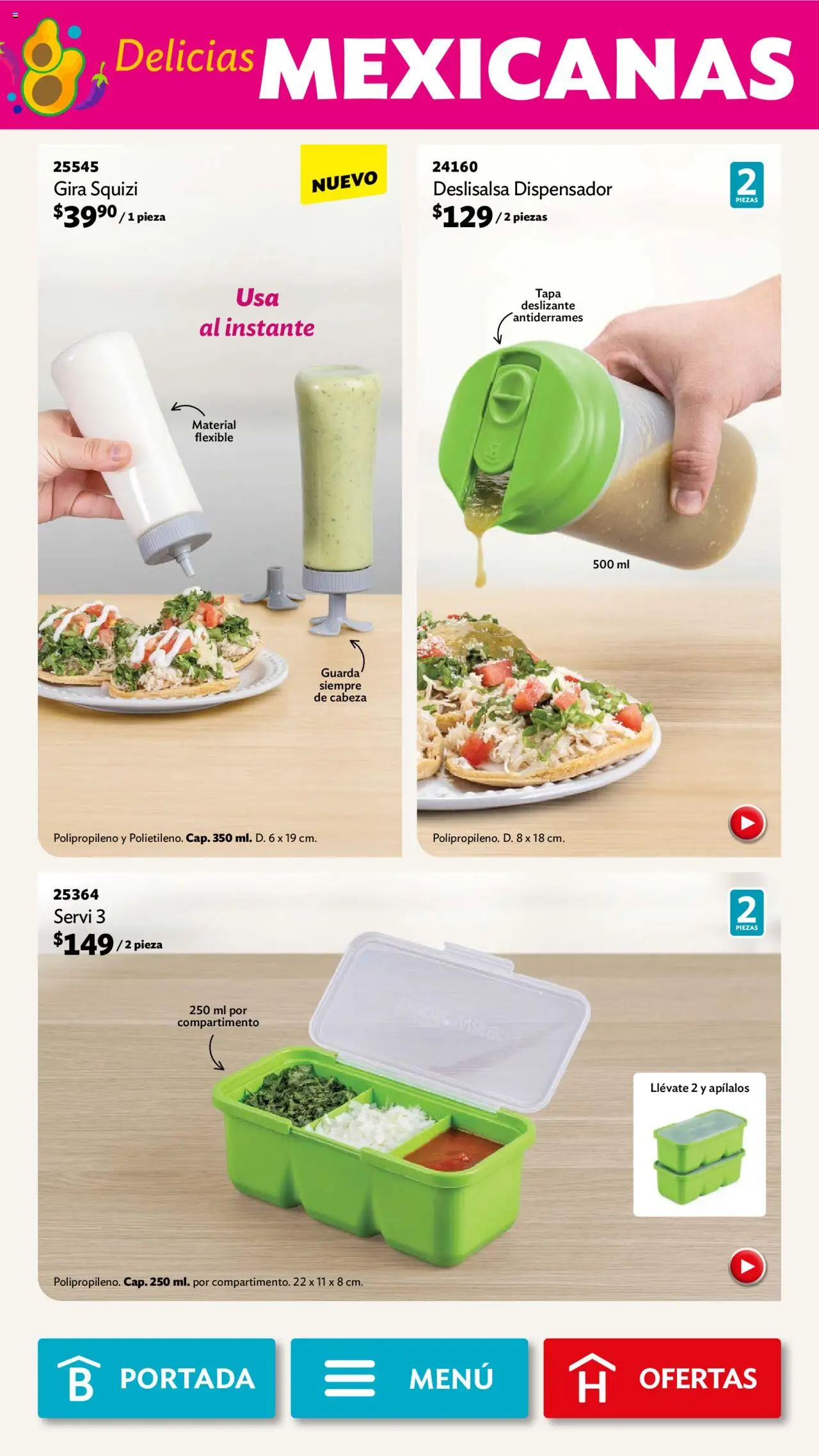 Nuevas ofertas de Betterware válidas en toda la República Mexicana desde el 01.09.2025. ¡Encuentra las mejores ofertas en Betterware - Campaña 9 2025! | Página: 26 | Productos: Flexible
