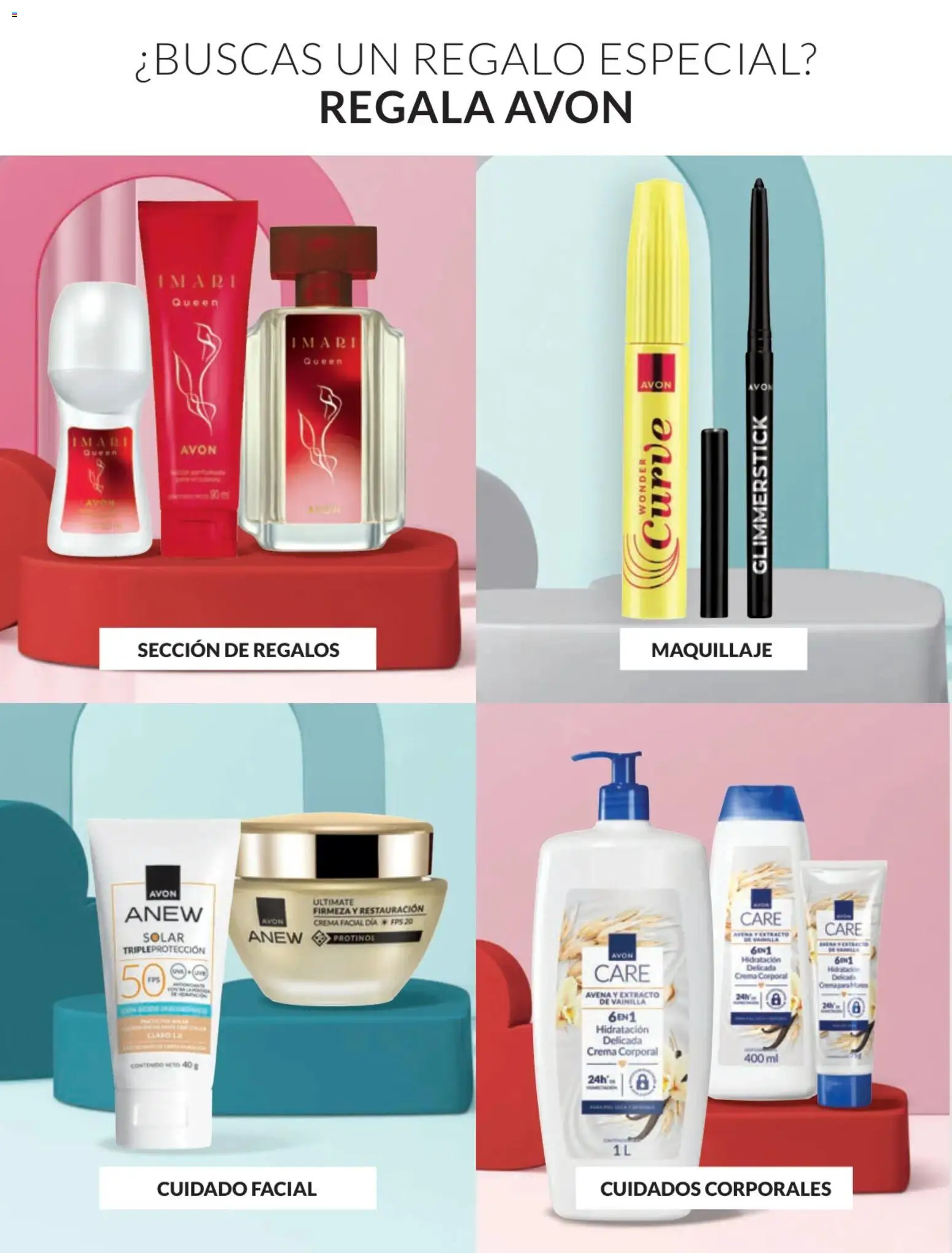 Catálogo Avon válido desde 31.01.2026 | Página: 6 | Productos: Crema, Avena, Maquillaje