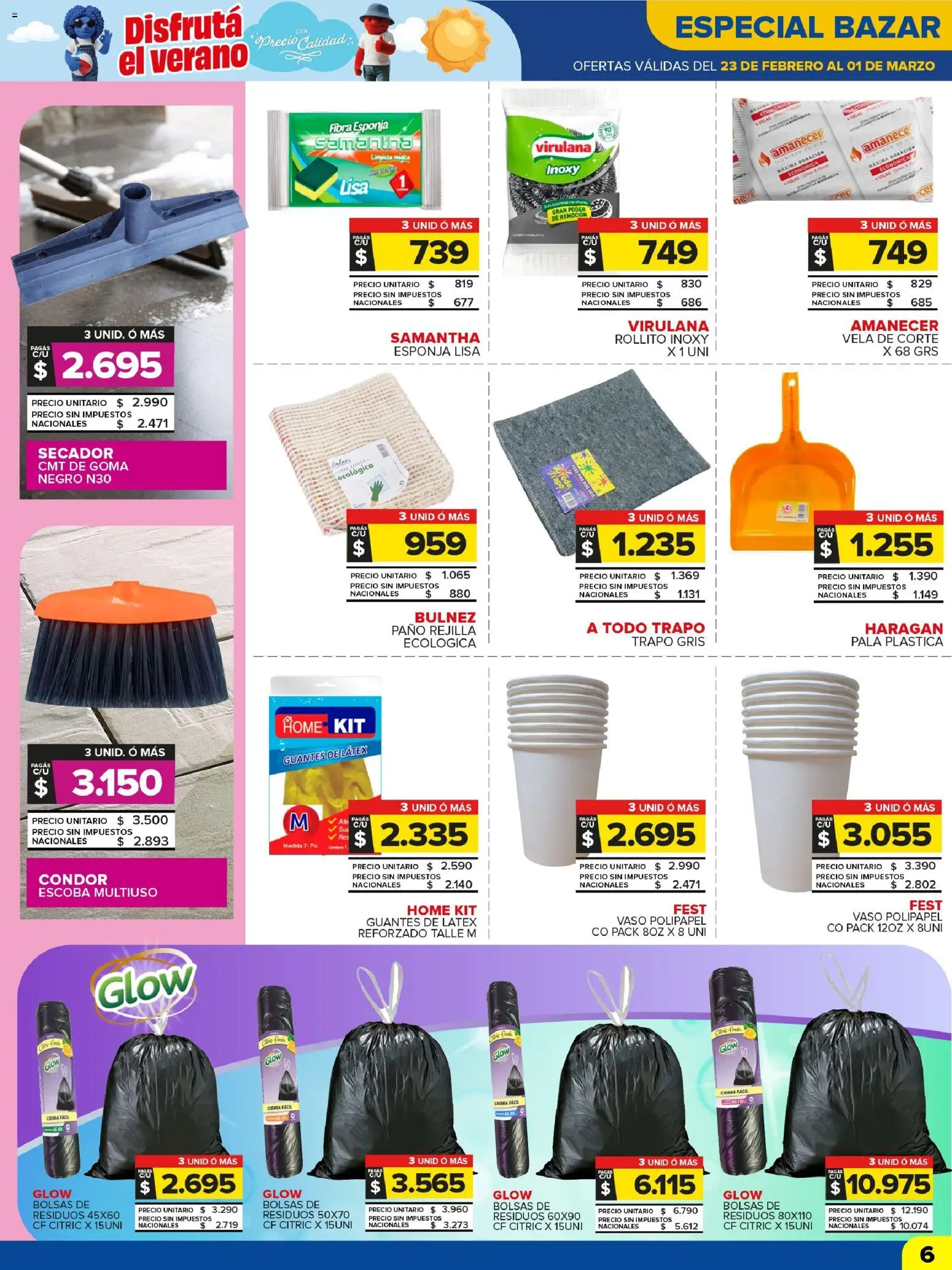 Carrefour Maxi catálogo │ válido desde el 23.02.2026 | Página: 8 | Productos: Vela, Pala, Escoba, Guantes