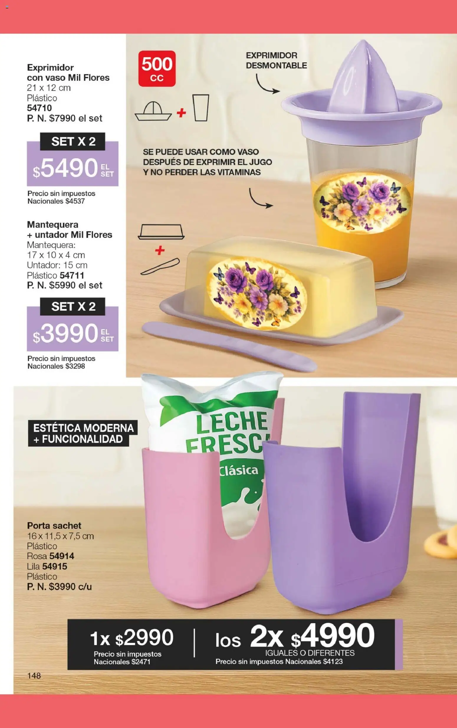 Gigot - CAMPAÑA 08 │ válido desde el 30.04.2026 | Página: 154 | Productos: Vitaminas, Exprimidor, Leche, Jugo