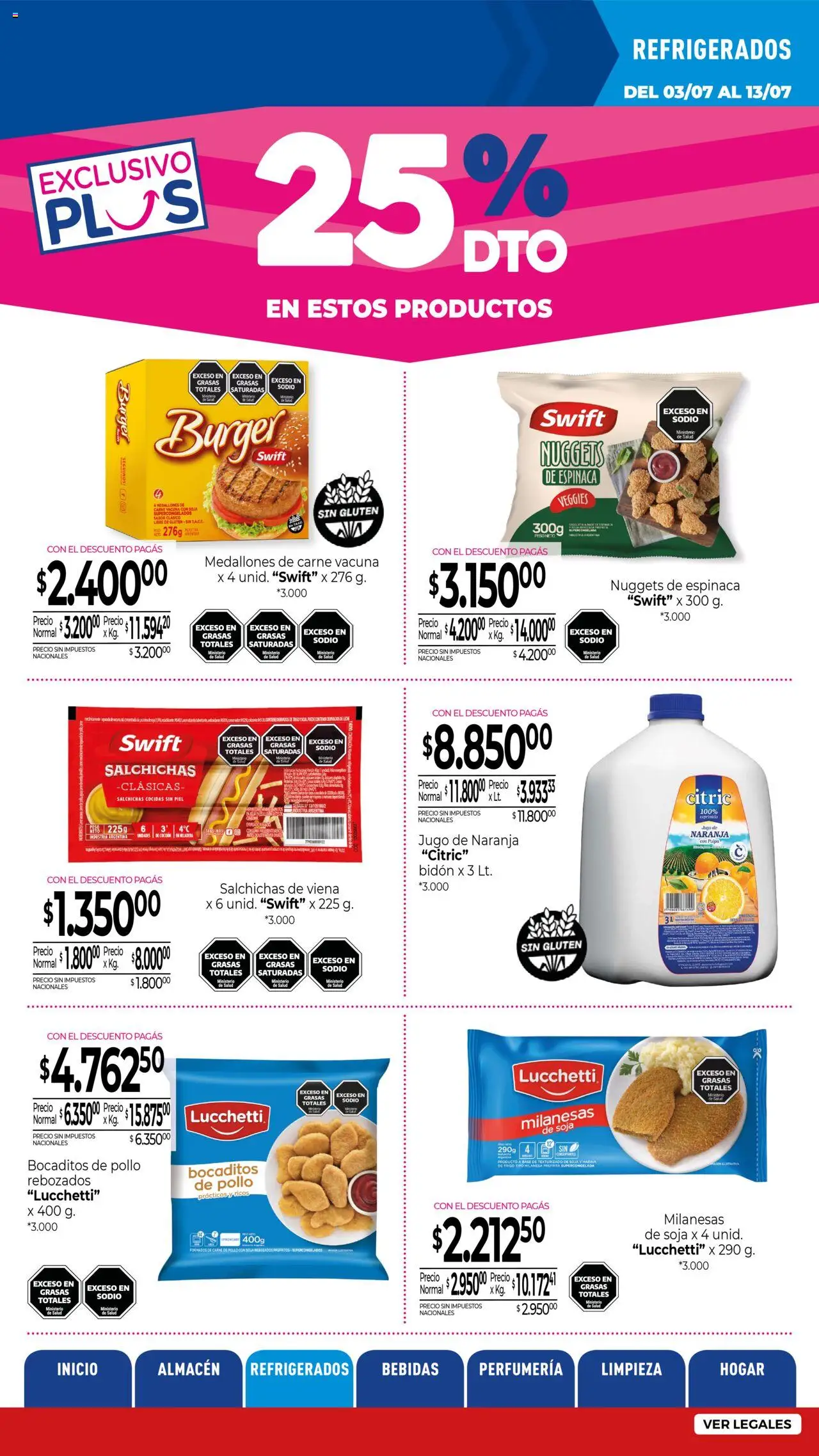 La Anonima - Insuperables - z5 │ válido desde el 03.07.2025 | Página: 16 | Productos: Pollo, Bidón, Milanesa, Espinaca
