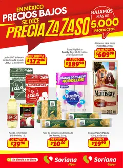 Vista previa de Soriana - Preciazazaso Súper: Edo Mex, Gro, Hgo, Mor, Pue, Qto, Tlax, Ver, nuevo folleto de la tienda, válido en México a partir del 30.01.2026