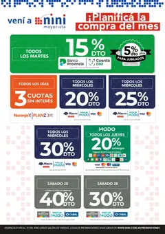 Vista previa NINI Mayorista - Ofertas válido desde el 16.03.2026 | Página: 39 | Productos: Banco, General