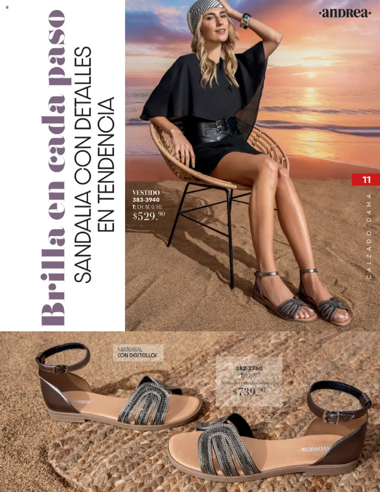 Nuevas ofertas de Andrea válidas en toda la República Mexicana desde el 17.08.2025. ¡Encuentra las mejores ofertas en Andrea - Catálogo Tropical Otoño / Invierno! | Página: 11 | Productos: Vestido