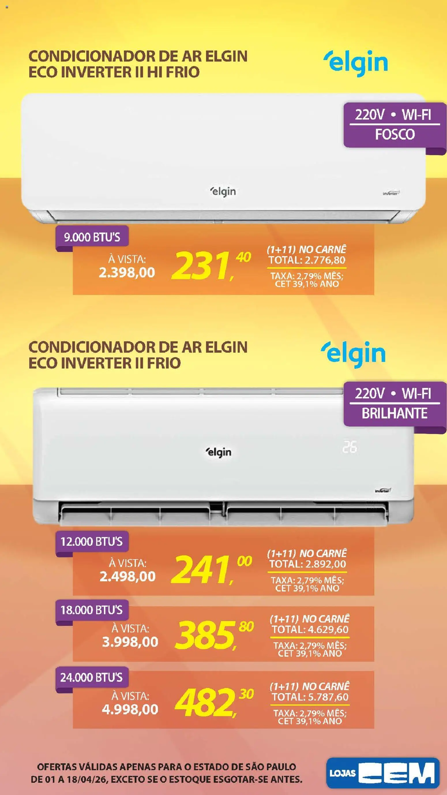 Lojas Cem Folheto - válido de 01.04.2026 | Página: 126