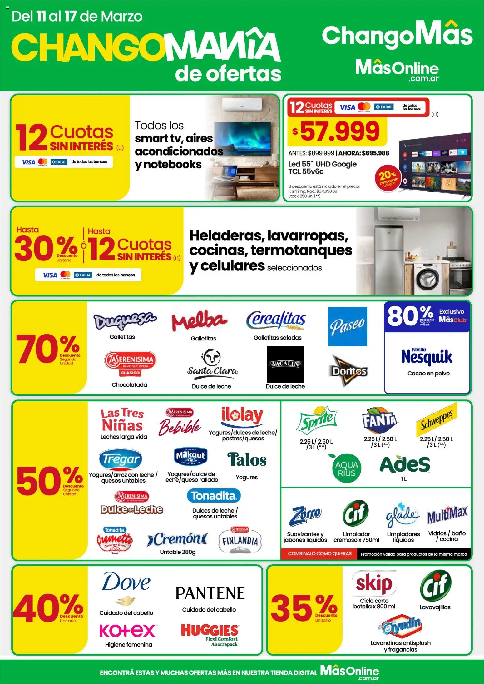 Punto Mayorista catálogo │ válido desde el 11.03.2026 | Página: 1 | Productos: Baño, Polvo, Chocolatada, Limpiador