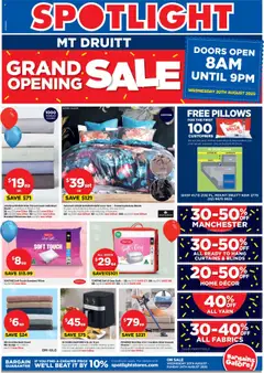 Preview of Spotlight Grand Opening Sale - valid from 20.08.2025