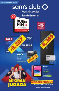 Vista previa de Sam's Club Buen Fin , nuevo folleto de la tienda, válido en México a partir del 13.11.2025