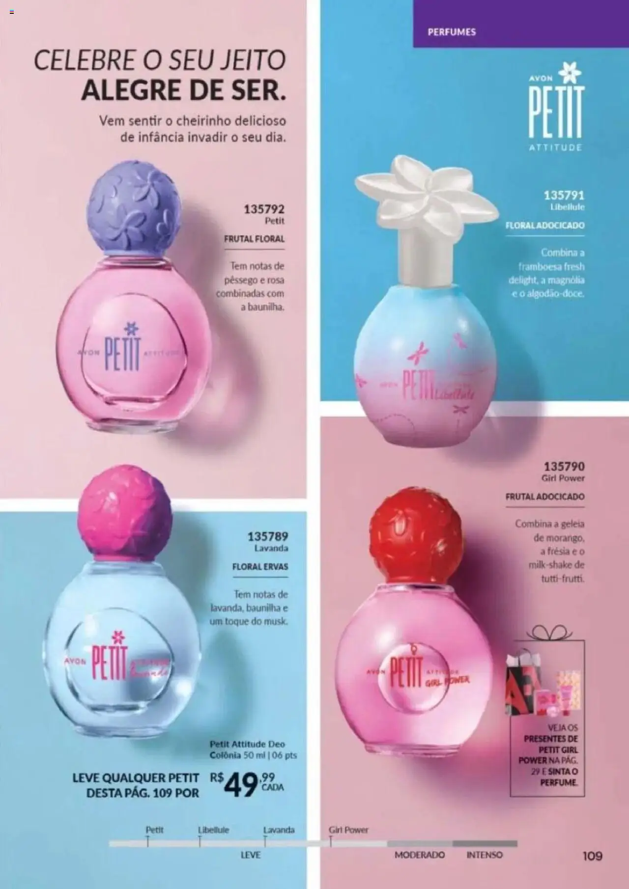 Avon Folheto - válido de 26.09.2025 | Página: 109 | Produtos: Perfume, Milkshake, Geleia, Perfumes