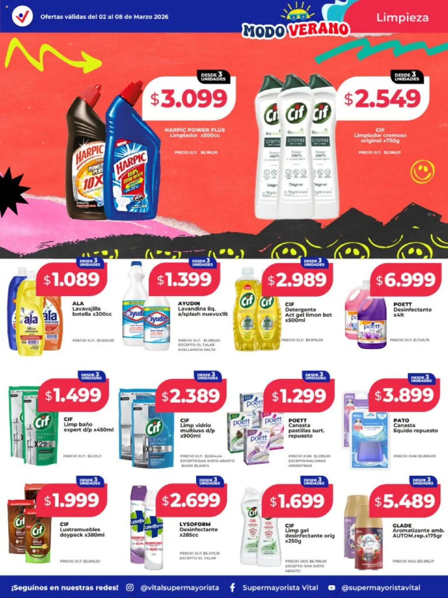 Vital - Ofertas -  Resistencia │ válido desde el 02.03.2026 | Página: 6 | Productos: Lustramuebles, Botella, Detergente, Limón