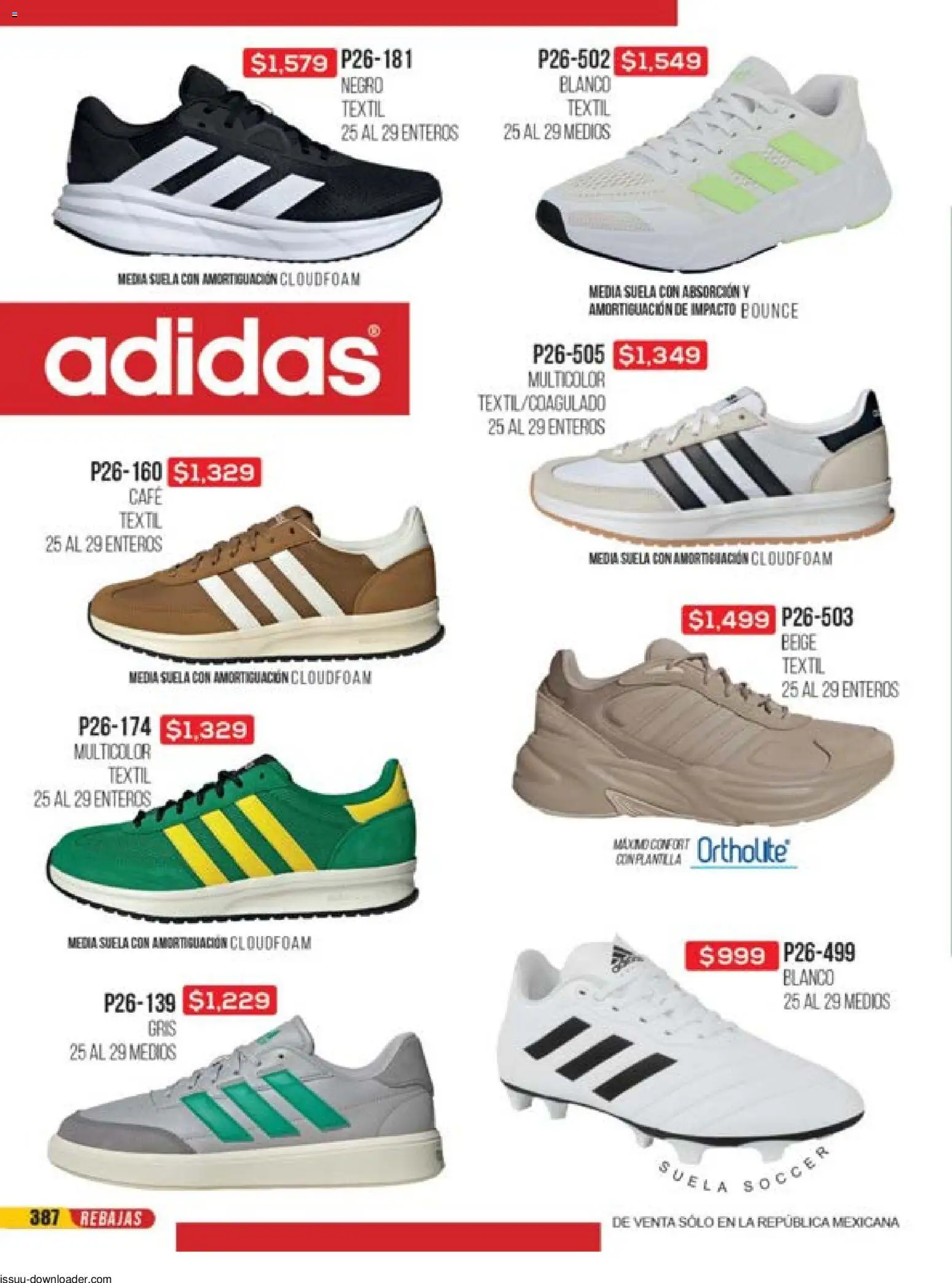 Nuevas ofertas de Cklass válidas en toda la República Mexicana desde el 31.10.2025. ¡Encuentra las mejores ofertas en Cklass catálogo Súper Rebajas Calzado! | Página: 388