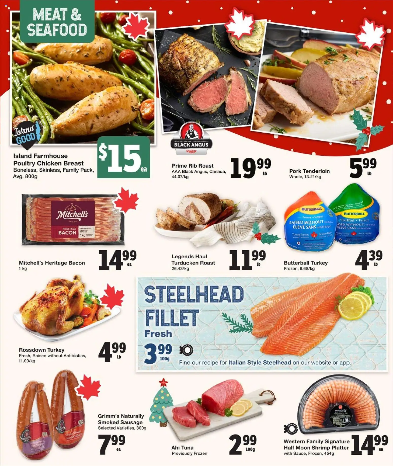 Quality Foods flyer valid from 18.12.2025 | Page: 5 | Products: Turkey, Chicken, Pork