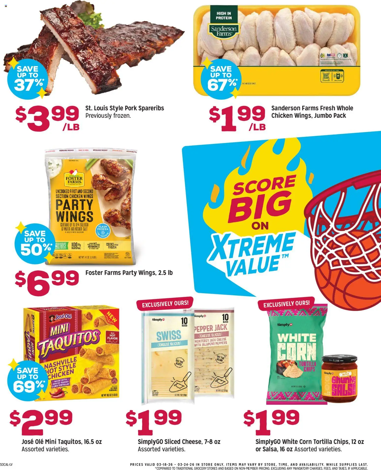 Grocery Outlet Weekly Ad - CA - valid from 18.03.2026 | Page: 2 | Products: Corn, Peppers, Cheese, Pepper