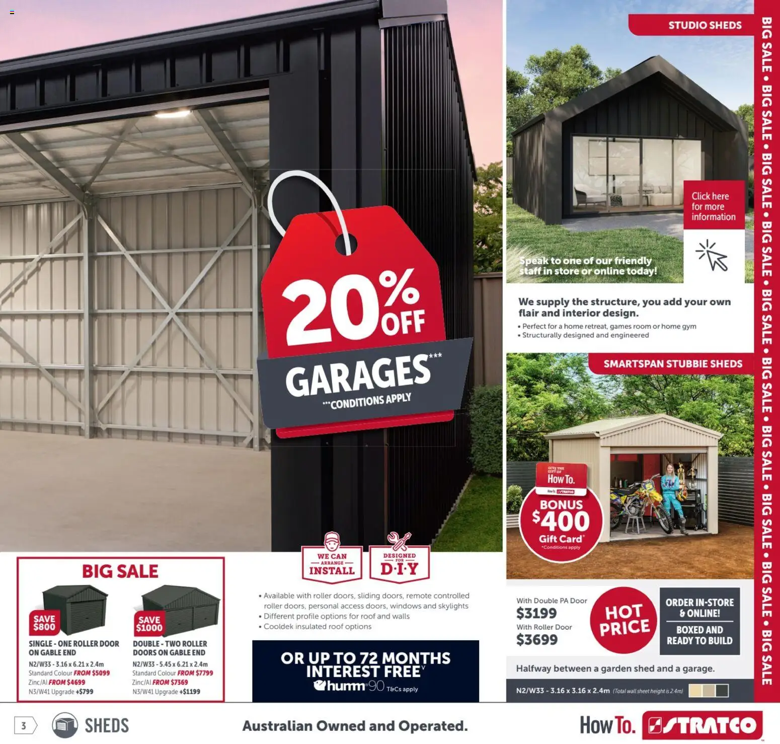 Stratco catalogue - valid from 06.03.2026 | Page: 3 | Products: Door, Shed