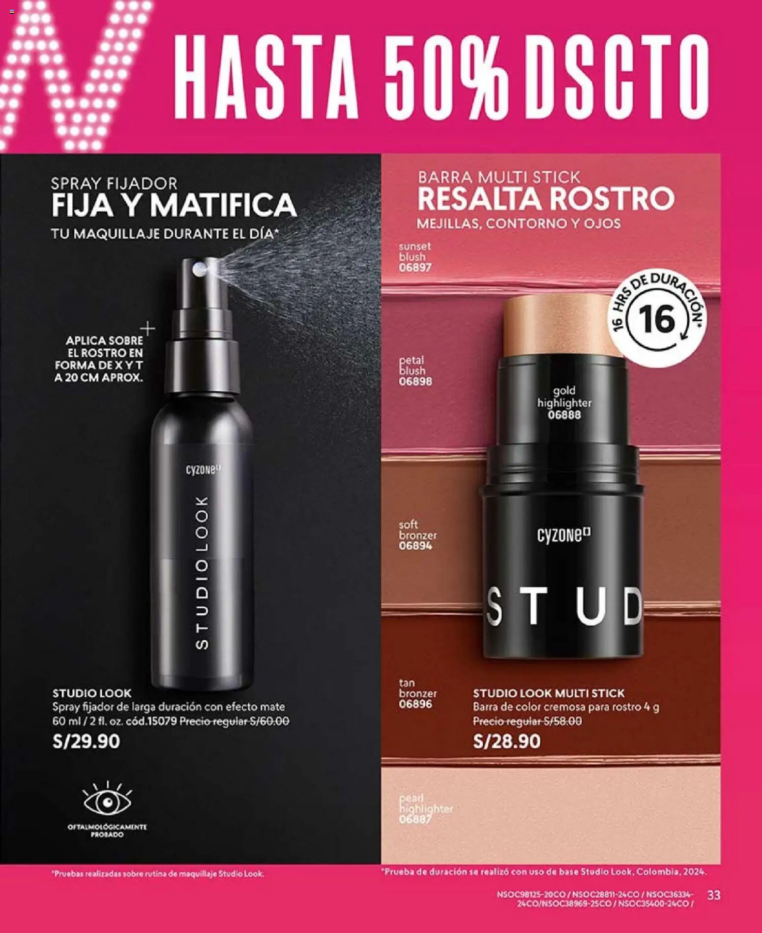 Catálogo CyZone válido desde 27.12.2025 | Página: 33 | Productos: Maquillaje