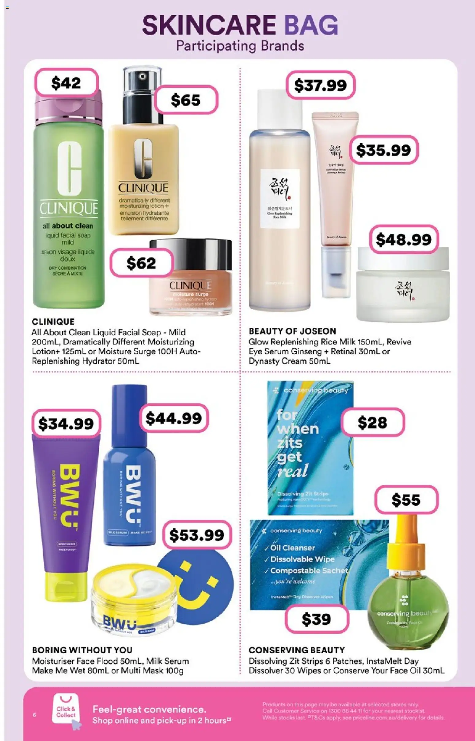 Priceline Pharmacy catalogue - valid from 13.11.2025 | Page: 6 | Products: Milk, Mask, Rice, Bag