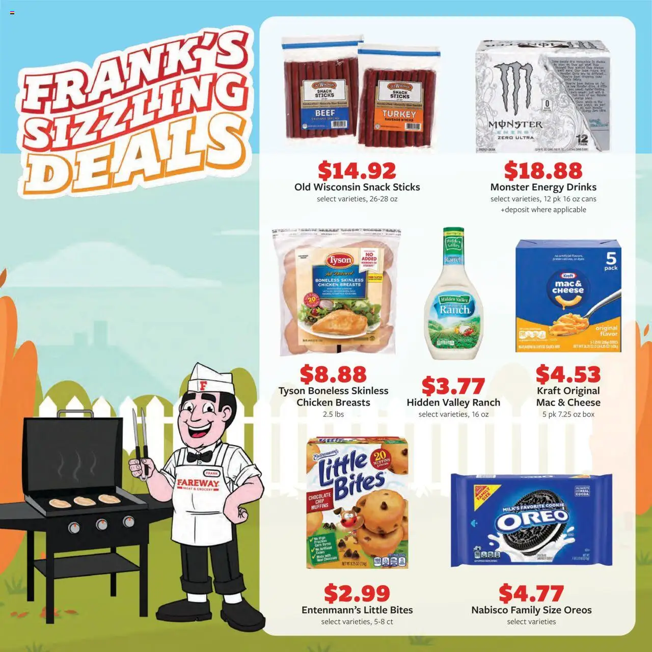 Fareway Weekly Ad - valid from 08.09.2025 | Page: 11 | Products: Corn, Box, Sauce, Sausage