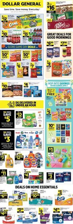 Preview of Dollar General weekly ads valid from 22.03.2026