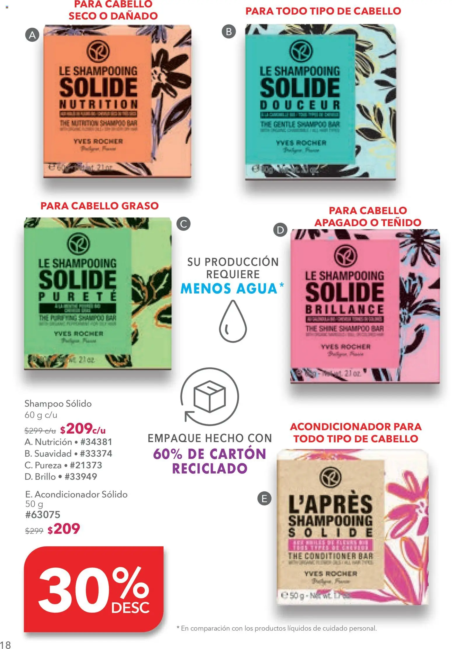 Nuevas ofertas de Yves Rocher válidas en toda la República Mexicana desde el 30.12.2025. ¡Encuentra las mejores ofertas en Yves Rocher campaña 1 2026! | Página: 18 | Productos: Acondicionador