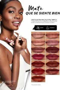 Nuevas ofertas de Mary Kay válidas en toda la República Mexicana desde el 01.09.2025. ¡Encuentra las mejores ofertas en Labial Líquido Mate Mary Kay At Play, Labial mate favorito con ingredientes humectantes, que brindan una sensación suave y cómoda en tus labios.! | Página: 44 | Productos: Mate