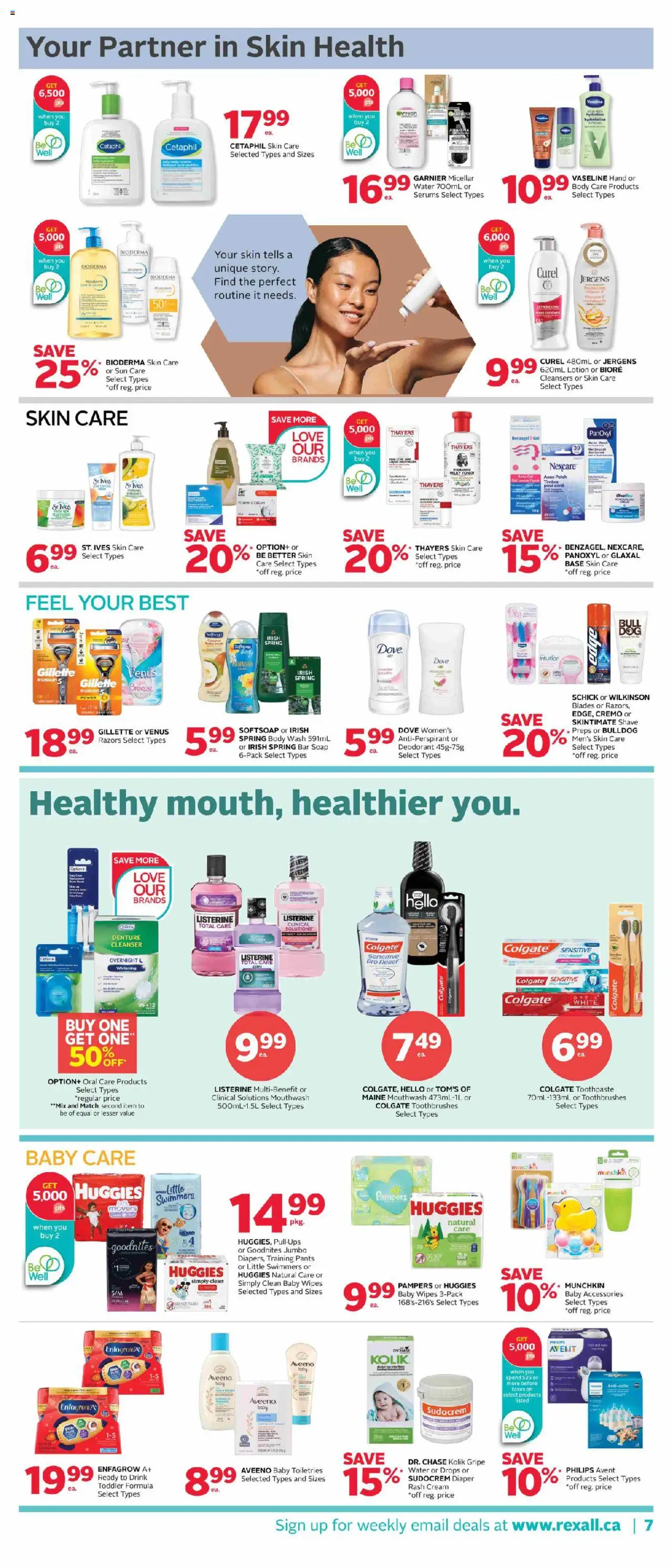 Rexall flyer valid from 12.09.2025 | Page: 13 | Products: Soap, Body wash, Deodorant, Pants