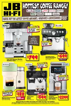 Preview of JB Hi-Fi Hottest Coffee Range - valid from 06.11.2025
