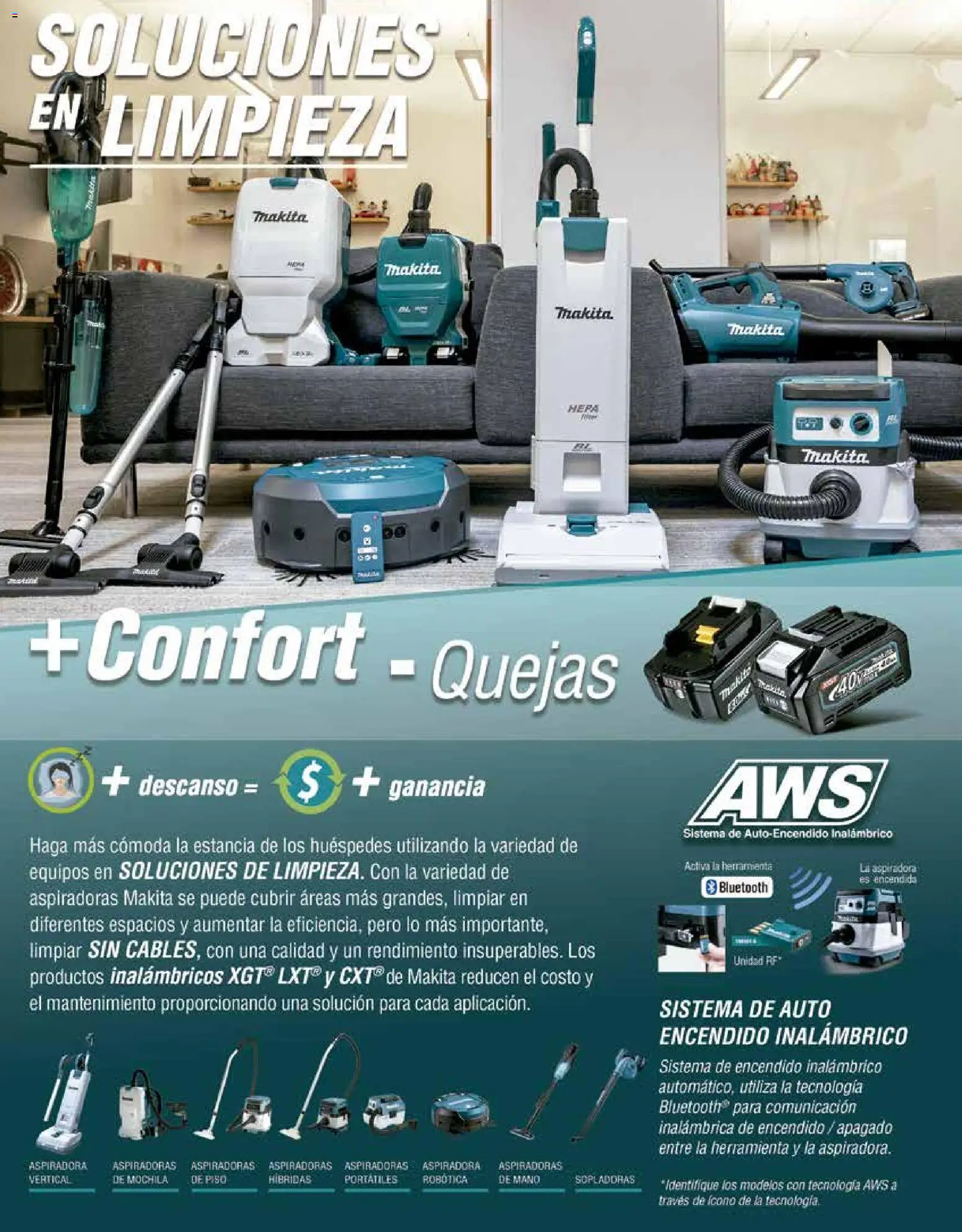 Nuevas ofertas de Makita válidas en toda la República Mexicana desde el 01.12.2025. ¡Encuentra las mejores ofertas en Makita catálogo Aspiradoras! | Página: 2 | Productos: Mochila, Aspiradora