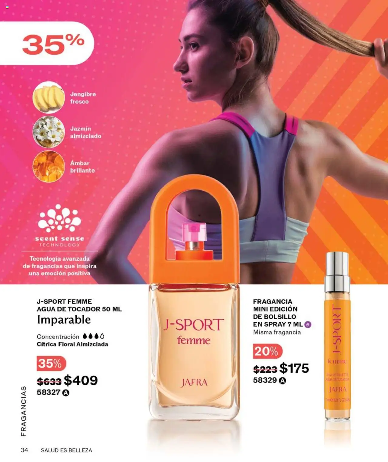 Nuevas ofertas de JAFRA válidas en toda la República Mexicana desde el 01.06.2025. ¡Encuentra las mejores ofertas en JAFRA catálogo! | Página: 34 | Productos: Agua, Perfume, Fragancia, Eau de toilette