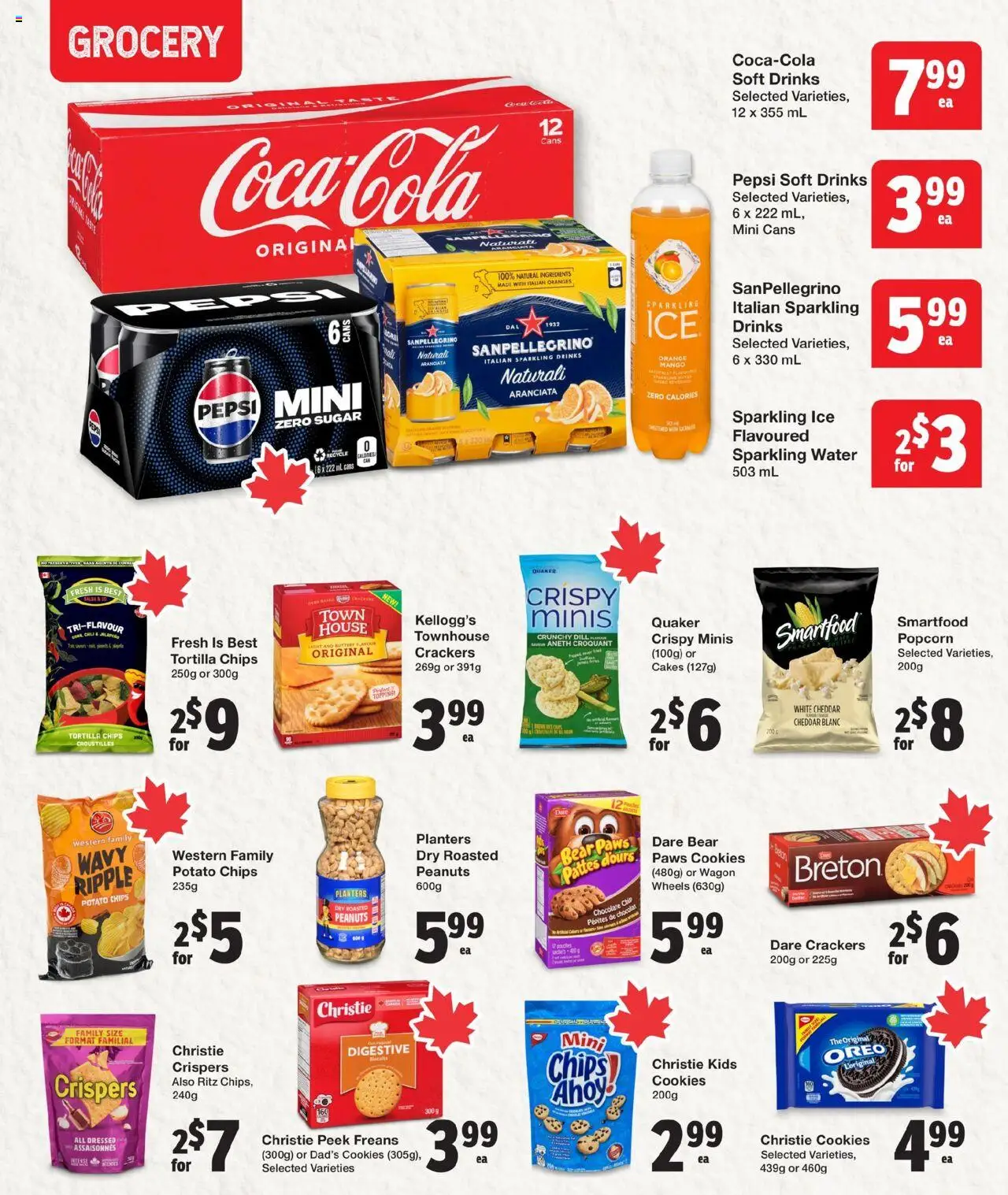 Quality Foods flyer valid from 16.10.2025 | Page: 9 | Products: Cookies, Watch, Chocolate, Oranges