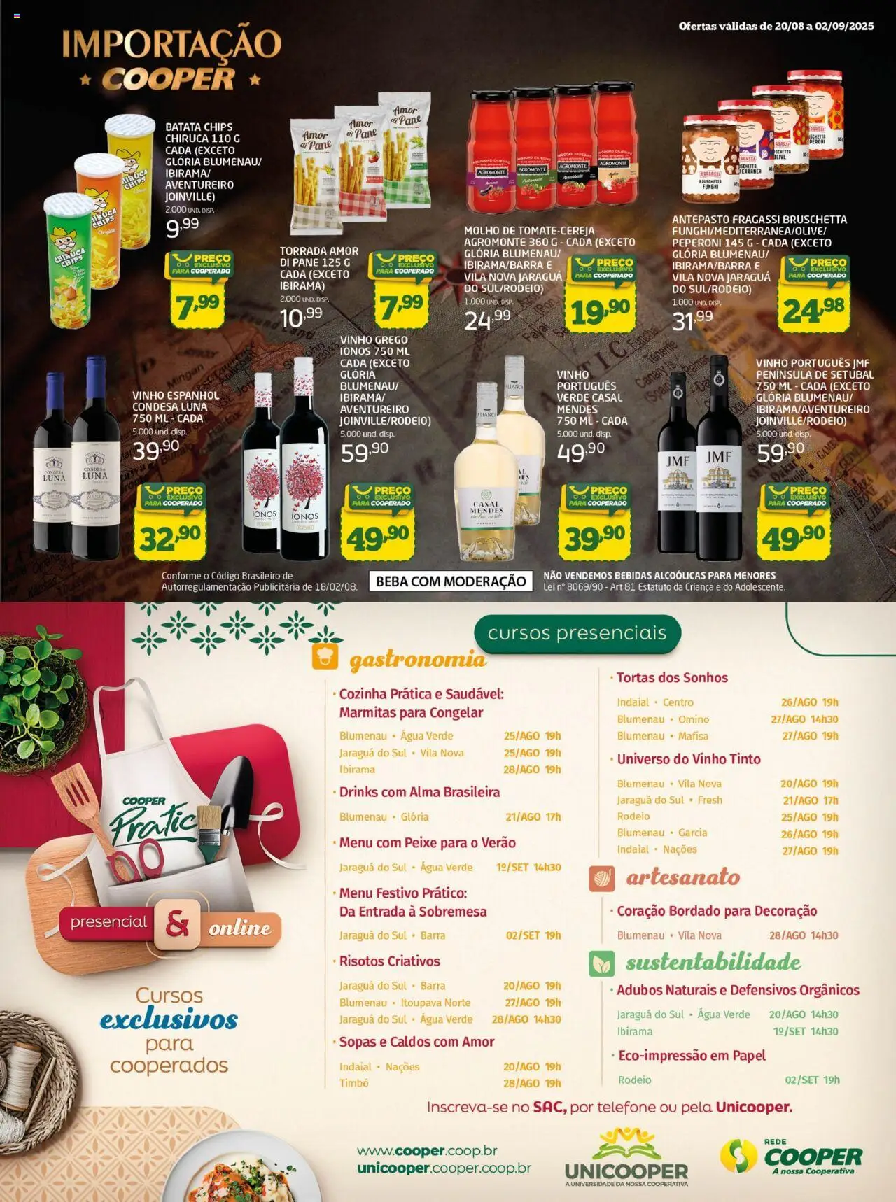 Cooper Folheto - válido de 20.08.2025 | Página: 5 | Produtos: Vinho, Peixe, Batata, Telefone