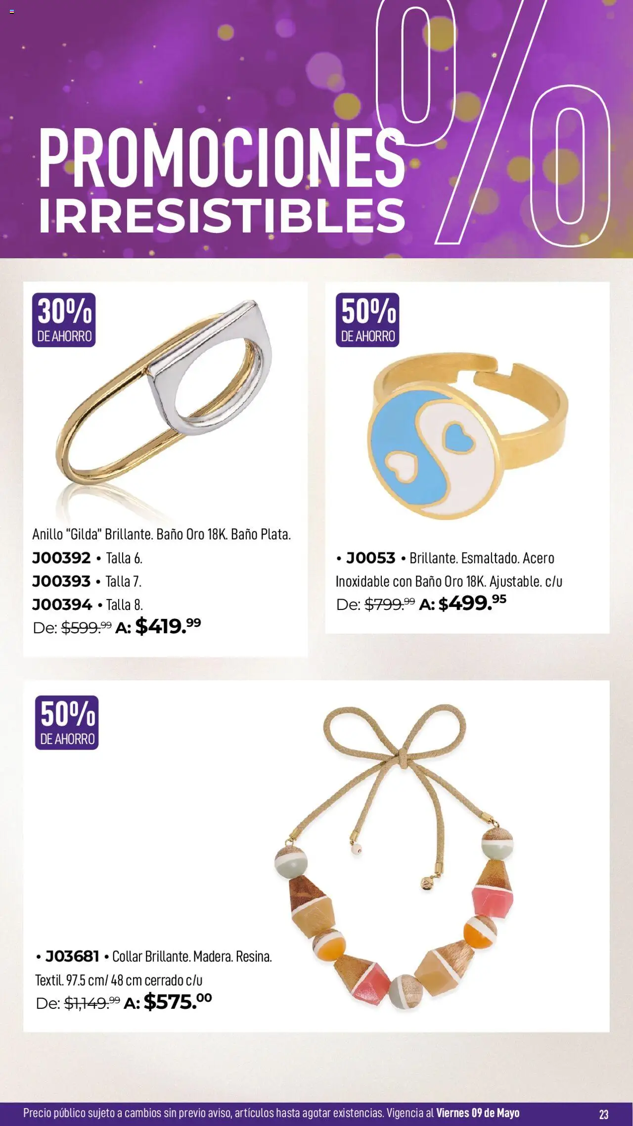 Nuevas ofertas de Home Interiors válidas en toda la República Mexicana desde el 28.04.2025. ¡Encuentra las mejores ofertas en Home Interiors catálogo Victoria Zolassi! | Página: 23 | Productos: Collar, Anillo, Baño