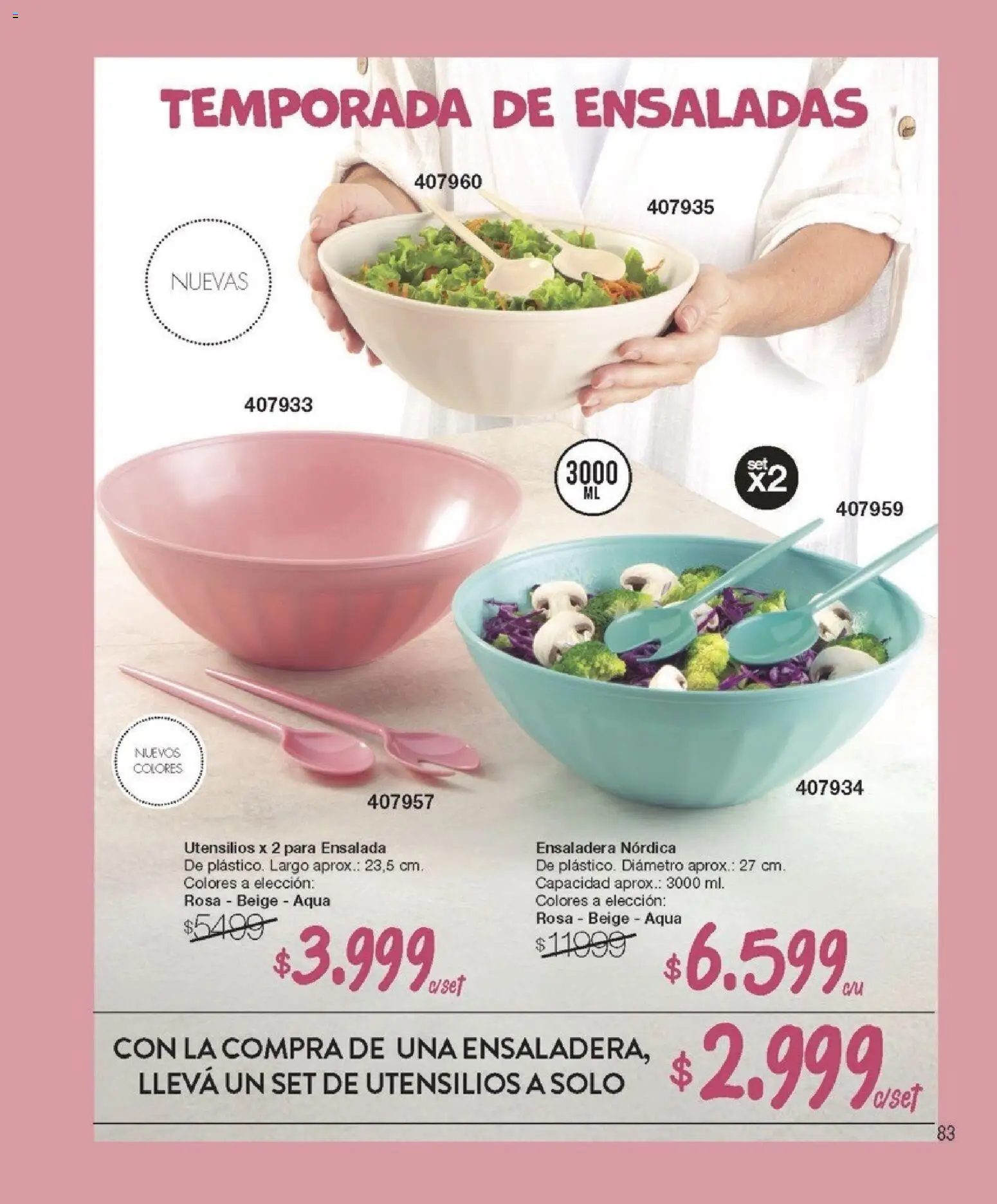Violetta catálogo │ válido desde el 01.01.2026 | Página: 83 | Productos: Ensalada, Ensaladera