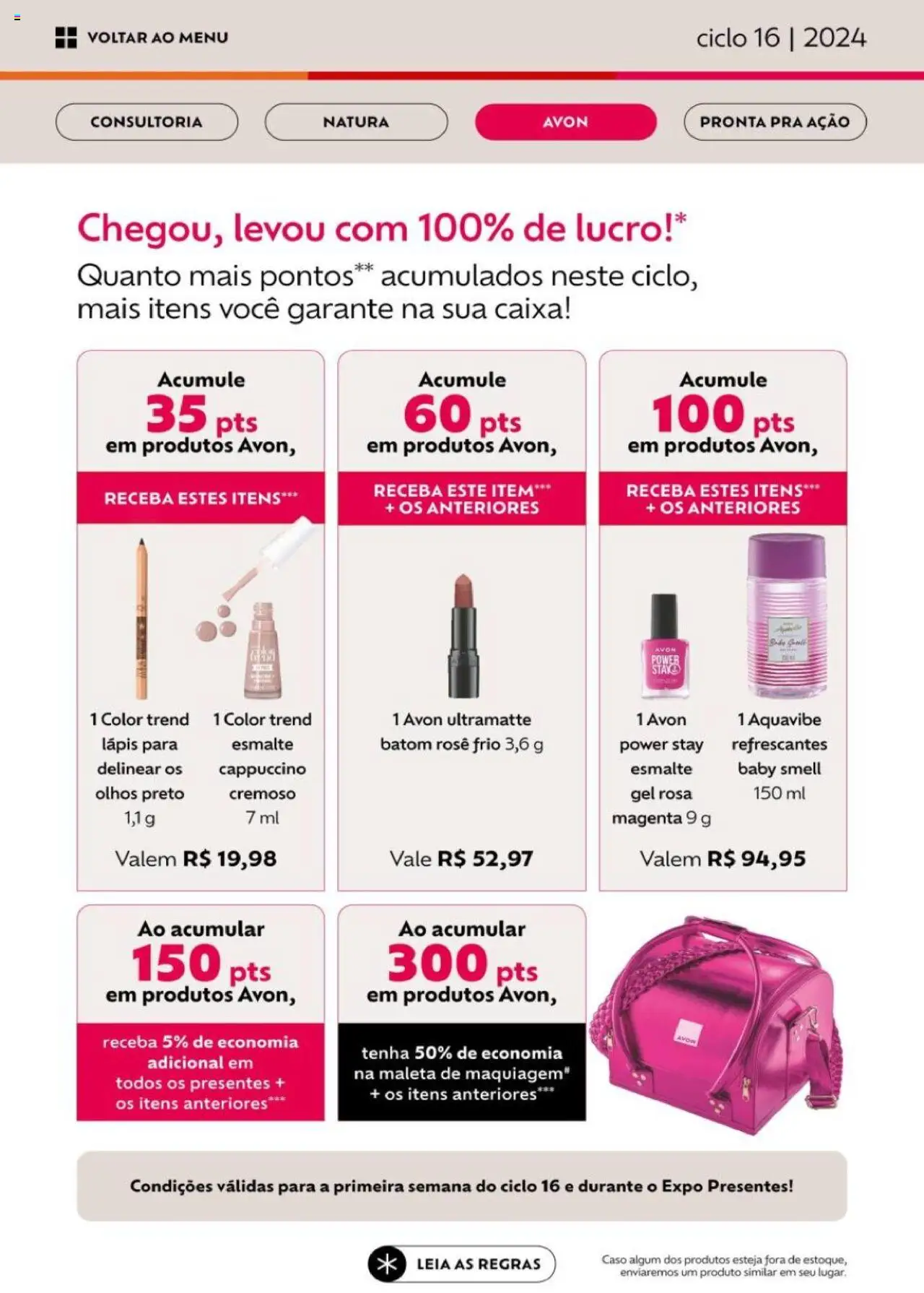 Avon Folheto - válido de 26.09.2025 | Página: 48 | Produtos: Maquiagem, Batom, Lápis, Caixa