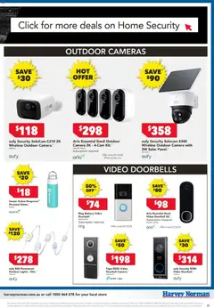 Preview of Harvey Norman Computers & Tech Black Friday Deals - valid from 20.11.2025 | Page: 35 | Products: Battery, Accessories, Doorbell, Camera