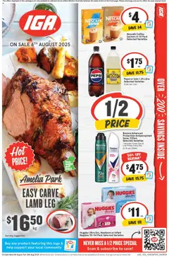 Preview of IGA Catalogue WA - valid from 06.08.2025