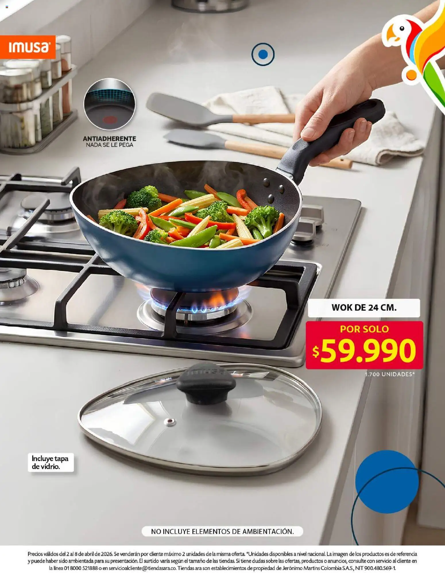 Ara revista - valida desde el 02.04.2026 | Página: 3 | Productos: Sobre, Wok