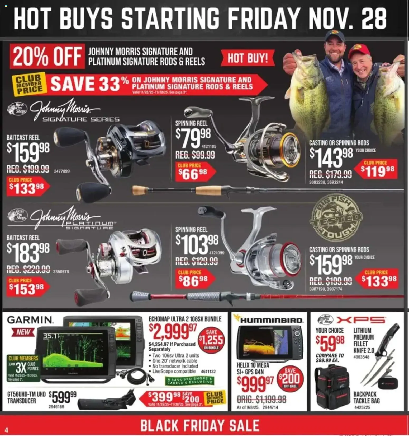 Cabela's Black Friday - valid from 24.11.2025 | Page: 4 | Products: Backpack, Cable, Bag