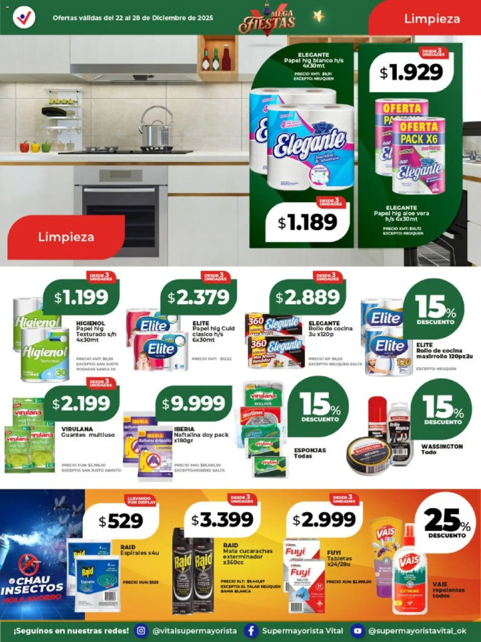 Vital - Ofertas - Bahía Blanca │ válido desde el 22.12.2025 | Página: 9 | Productos: Cocina, Guantes