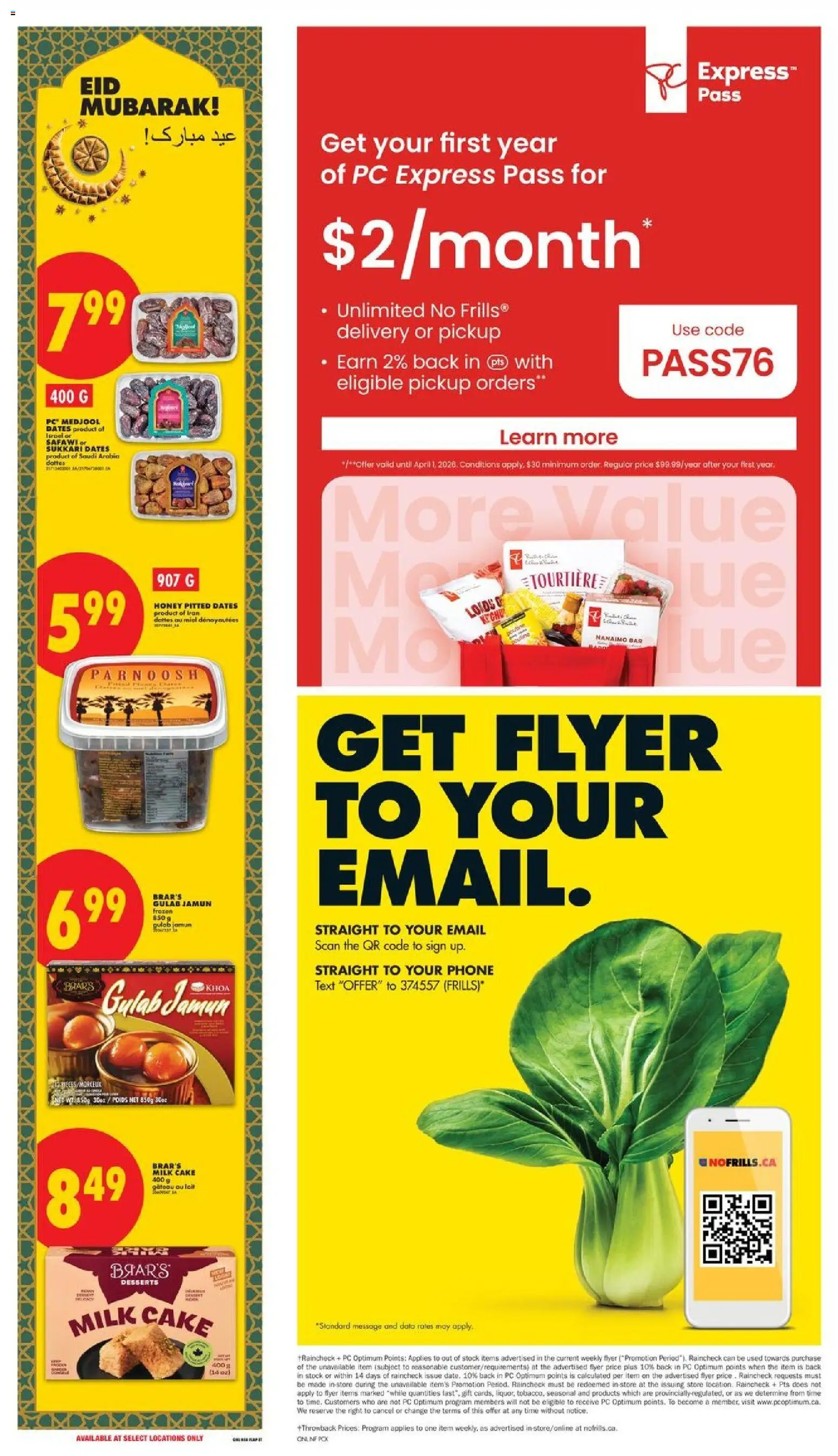 No Frills flyer valid from 19.03.2026 | Page: 14 | Products: Phone, PC, Milk