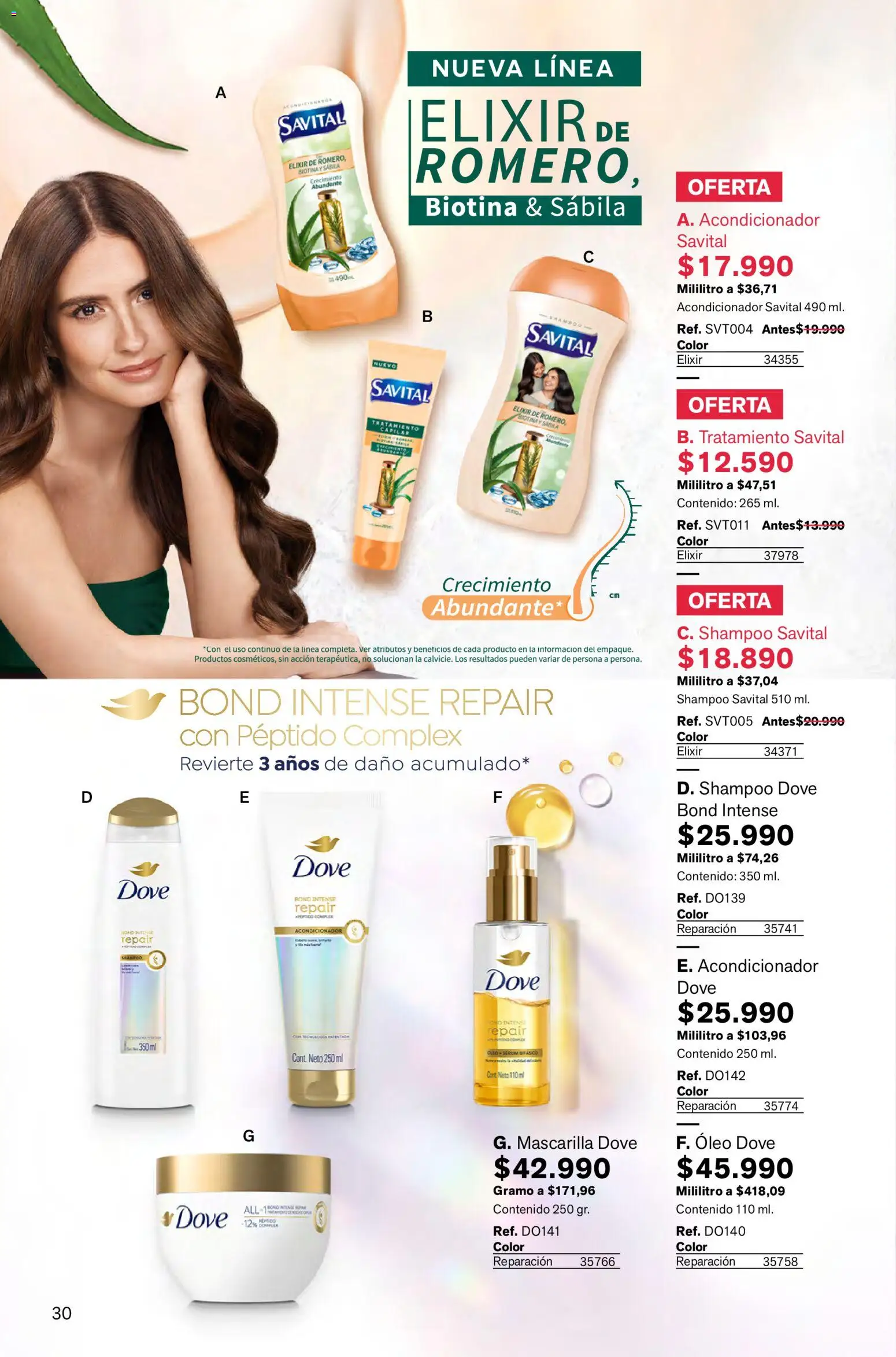 Leonisa revista - valida desde el 05.02.2026 | Página: 30 | Productos: Shampoo, Mascarilla, Acondicionador