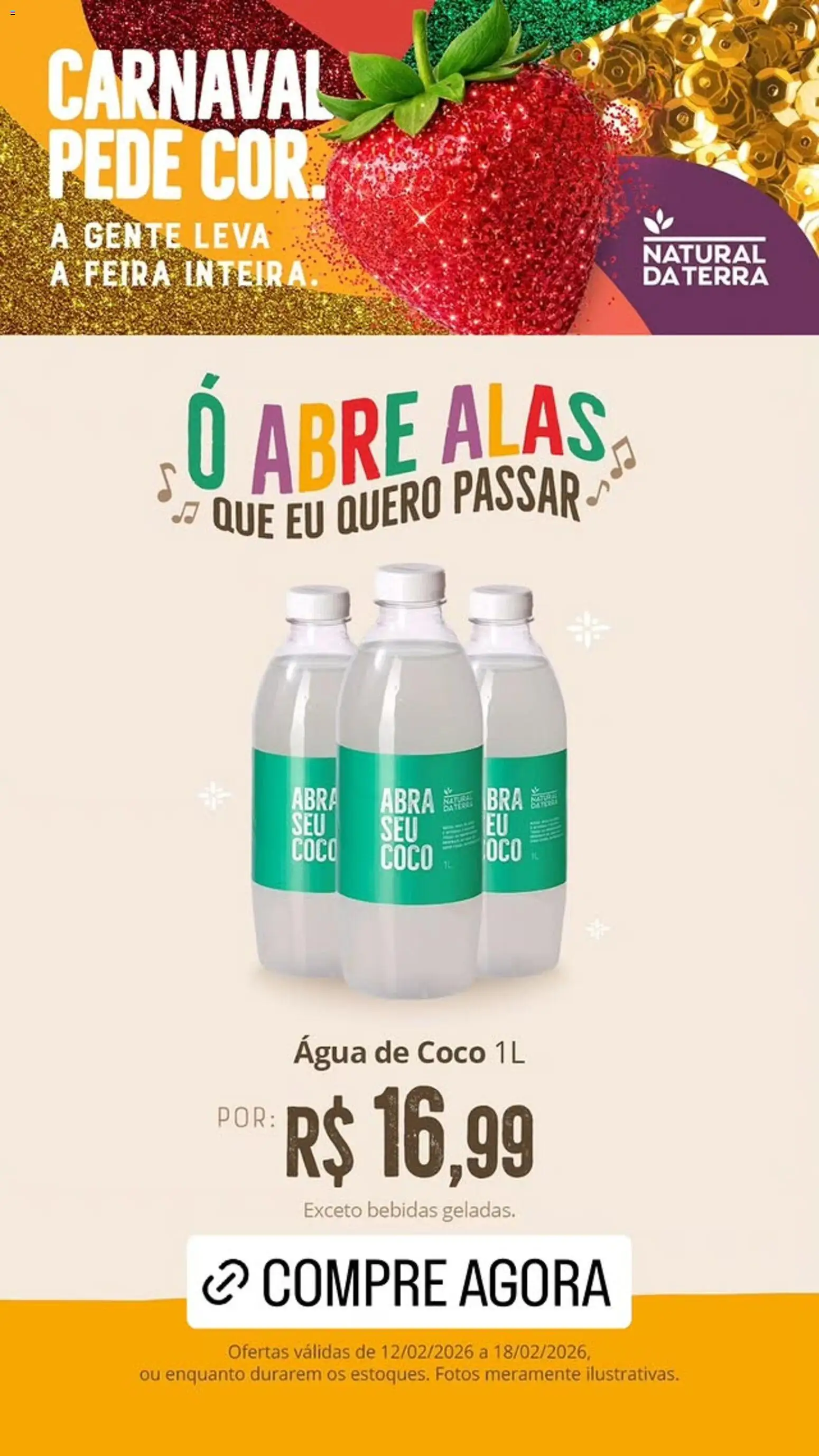 Natural da Terra Folheto - válido de 12.02.2026 | Página: 2 | Produtos: Coco, Água de coco