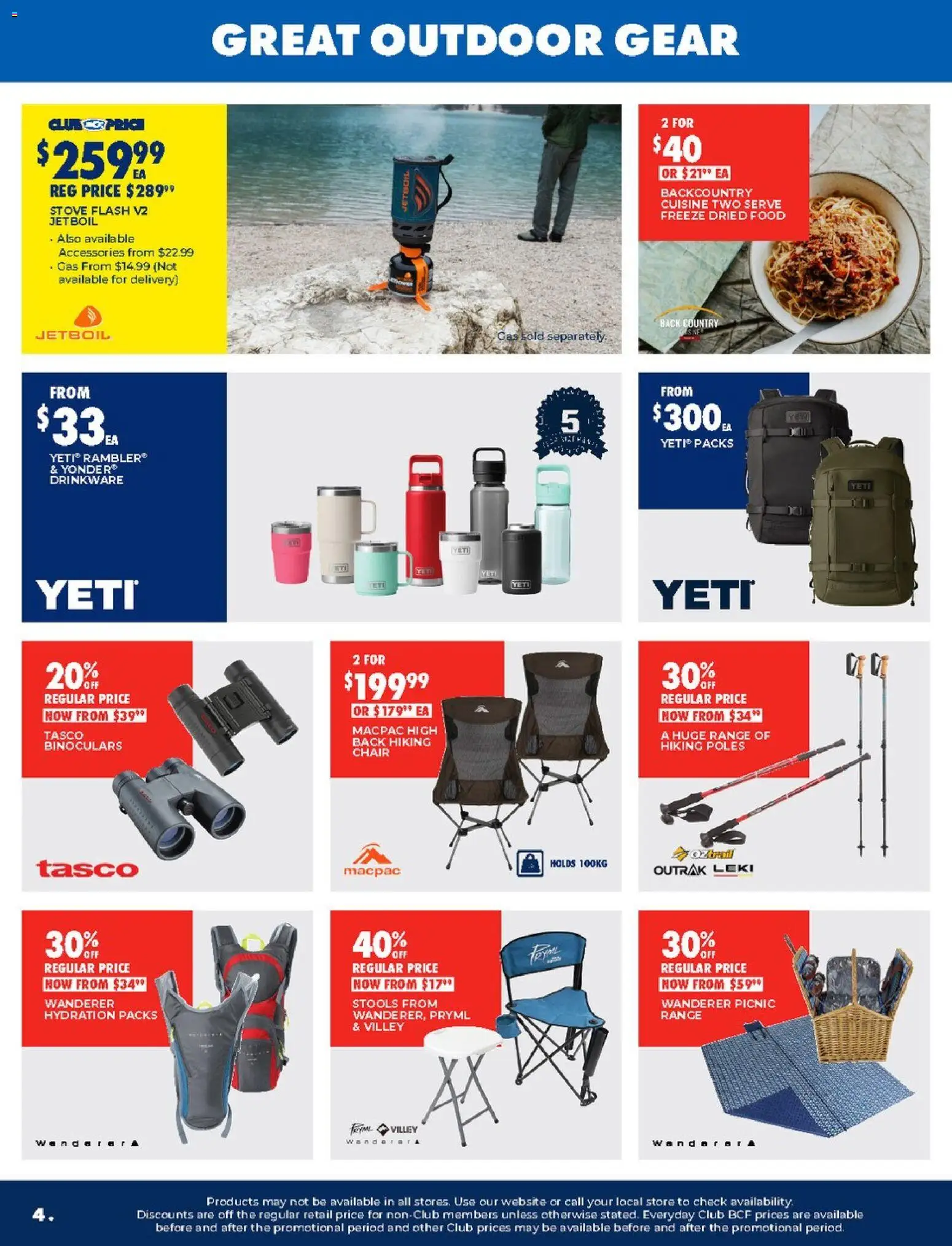 BCF catalogue - valid from 07.04.2026 | Page: 4 | Products: Chair, Accessories, Stove