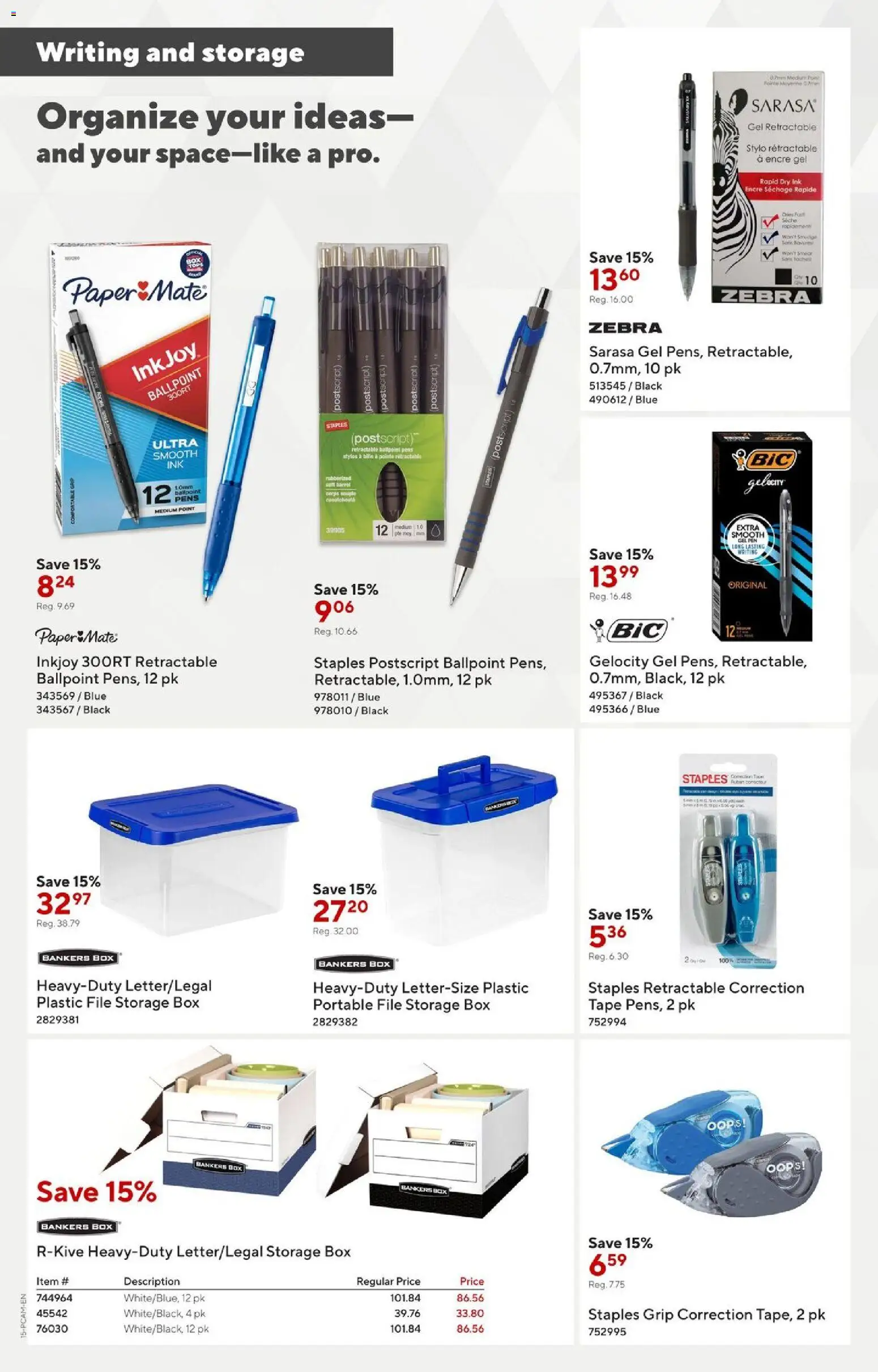 Staples flyer valid from 06.03.2026 | Page: 15 | Products: Box