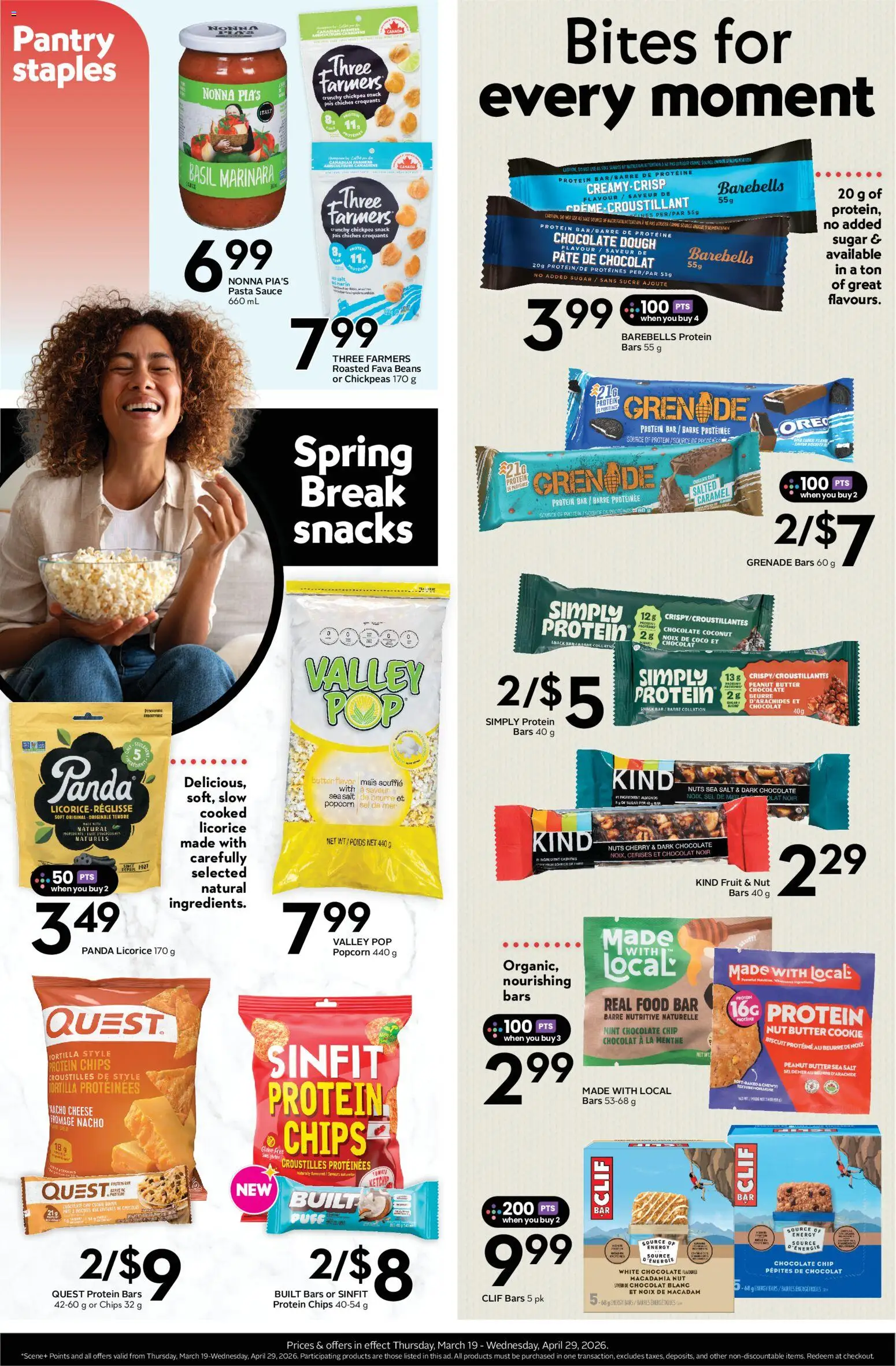 Safeway flyer valid from 19.03.2026 | Page: 3 | Products: Ketchup, Nuts, Cheese, Chocolate