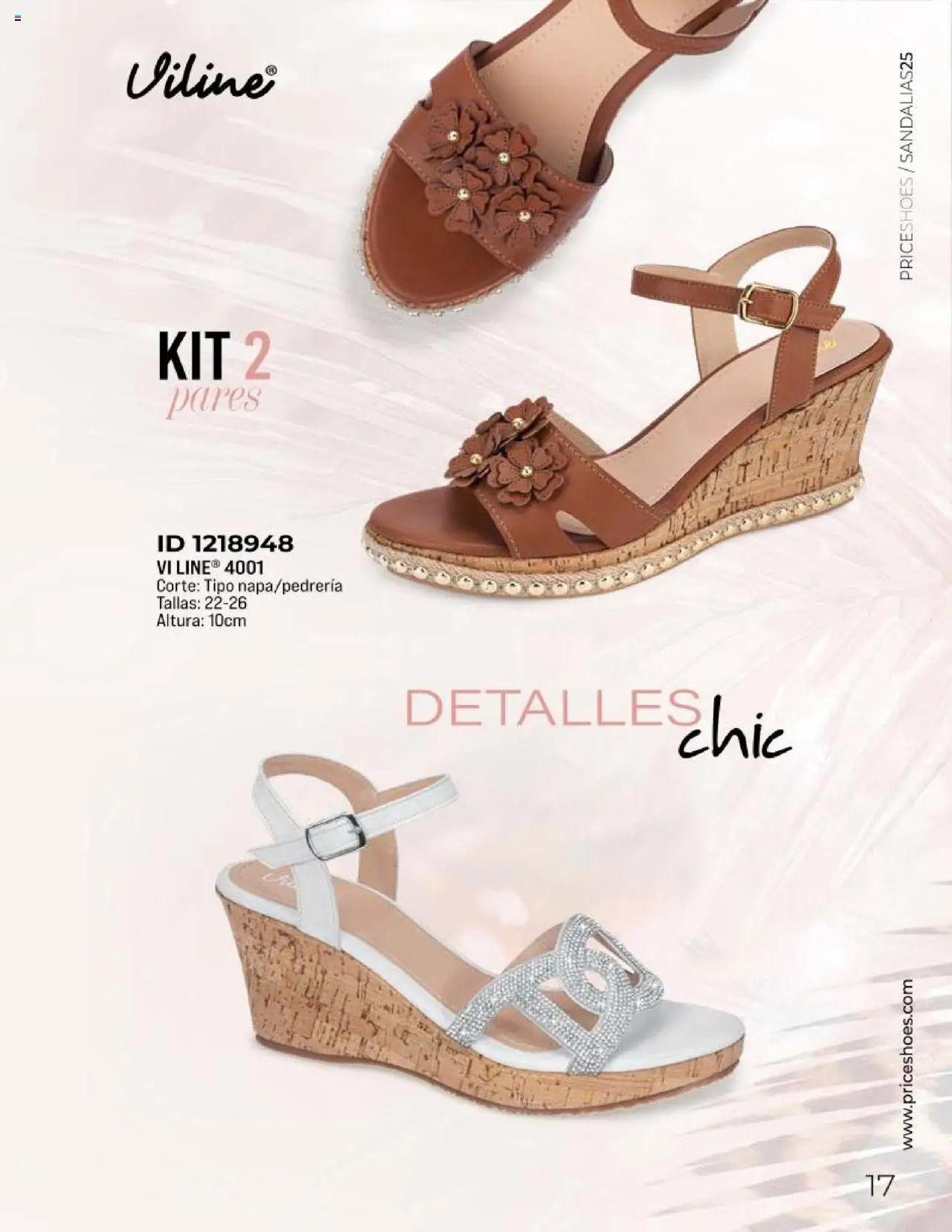 Nuevas ofertas de Price Shoes válidas en toda la República Mexicana desde el 11.03.2025. ¡Encuentra las mejores ofertas en Price Shoes catálogo Sandalias Kits 2025! | Página: 17
