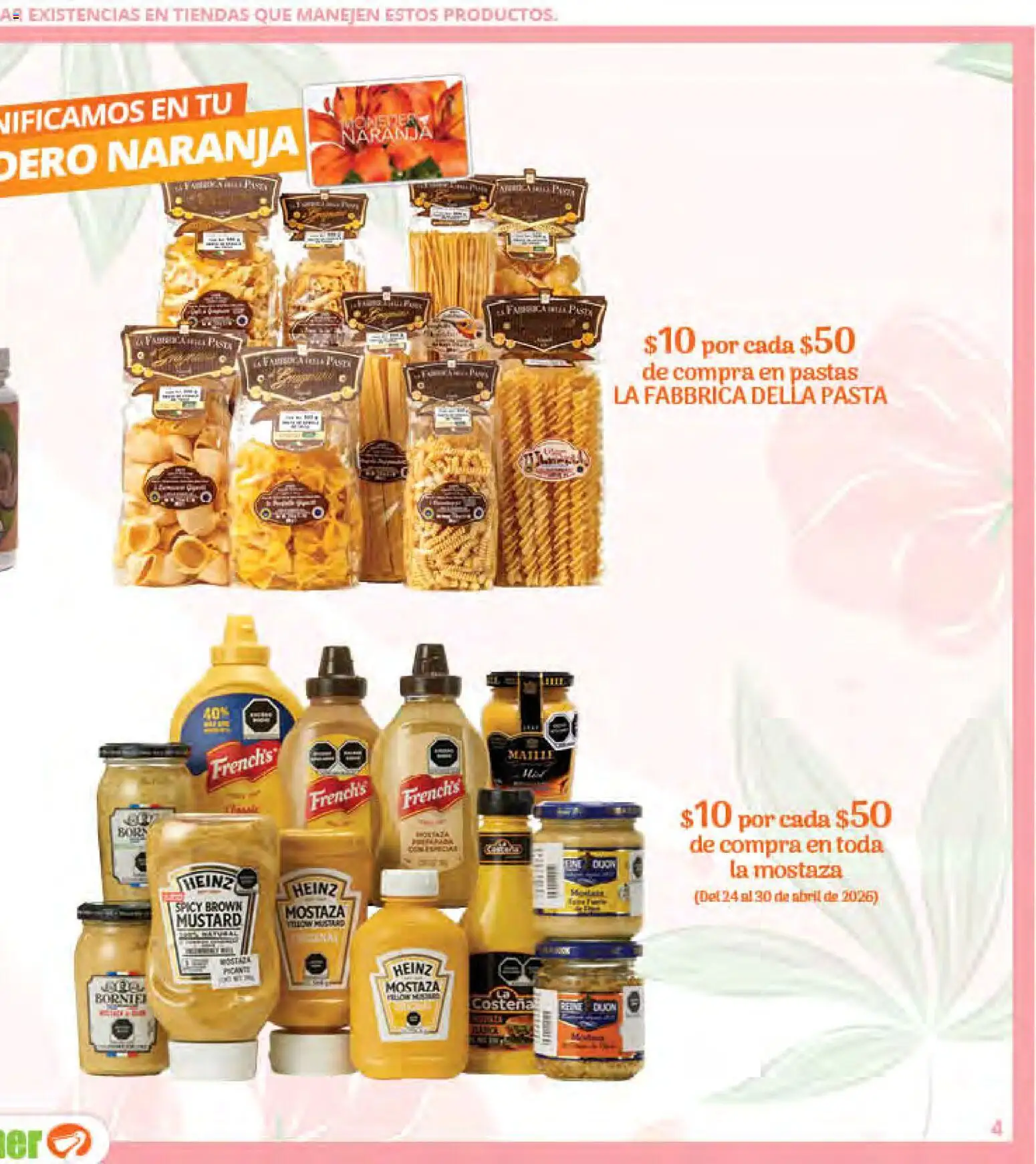 Nuevas ofertas de La Comer válidas en toda la República Mexicana desde el 24.04.2026. ¡Encuentra las mejores ofertas en La Comer folleto Mamá es lo más importante! | Página: 7 | Productos: Mostaza, Pasta