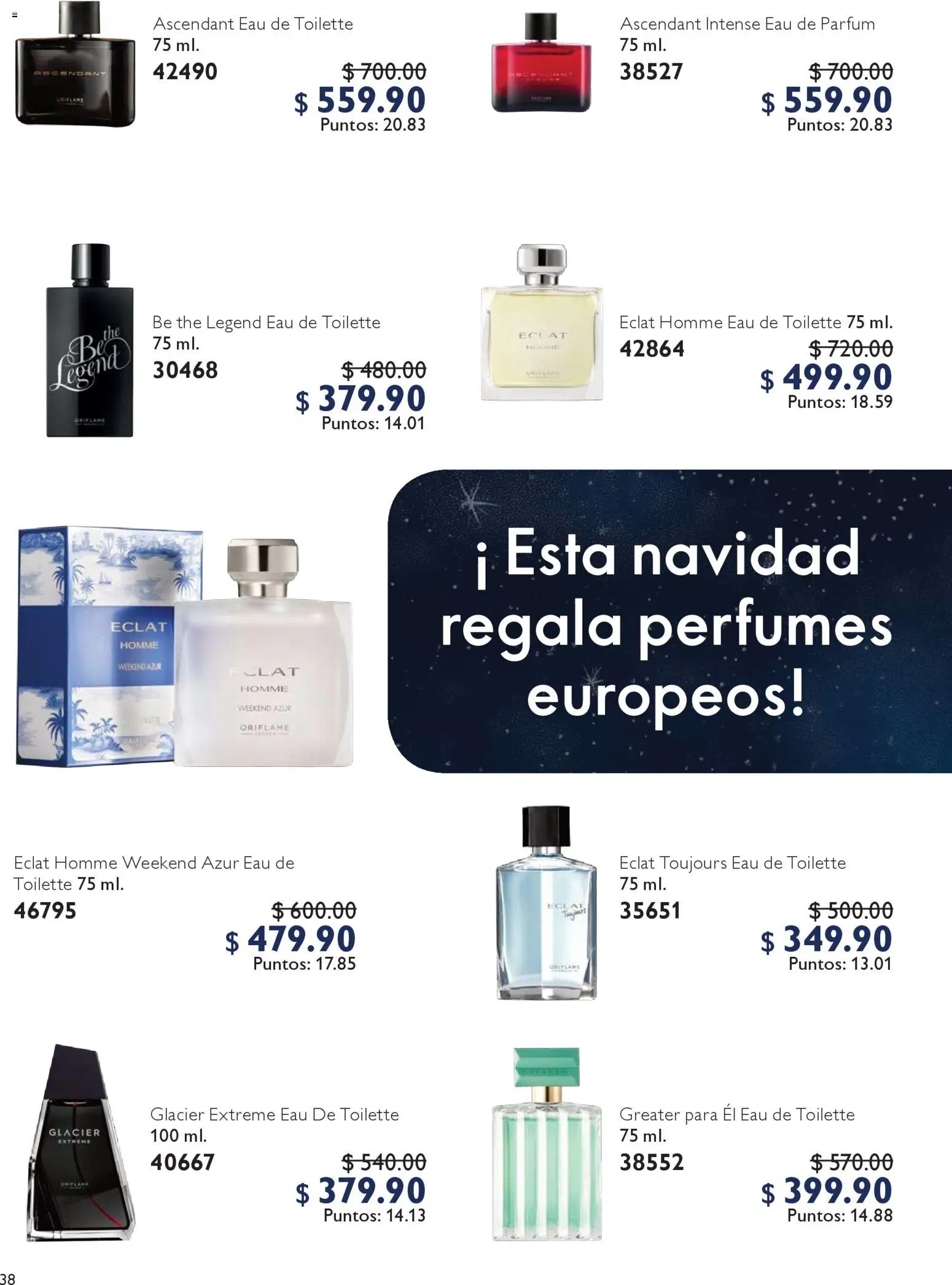 Nuevas ofertas de Oriflame válidas en toda la República Mexicana desde el 06.12.2025. ¡Encuentra las mejores ofertas en Oriflame campaña 12 2025! | Página: 38 | Productos: Eau de toilette