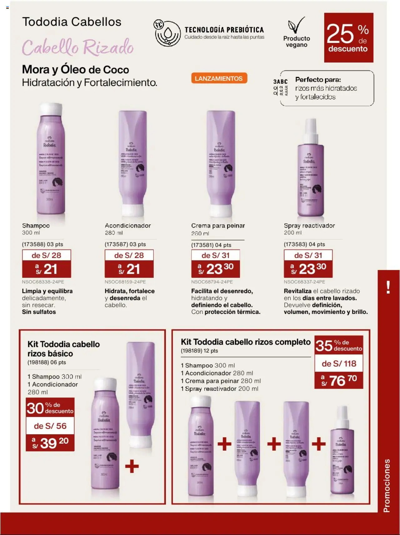 Catálogo Natura válido desde 24.05.2025 | Página: 165 | Productos: Shampoo, Acondicionador, Crema