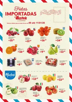 Bistek Supermercados - Ofertas Frutas Importadas  - Pré-Visualização do folheto da loja Bistek Supermercados, válido de 09.01.2026