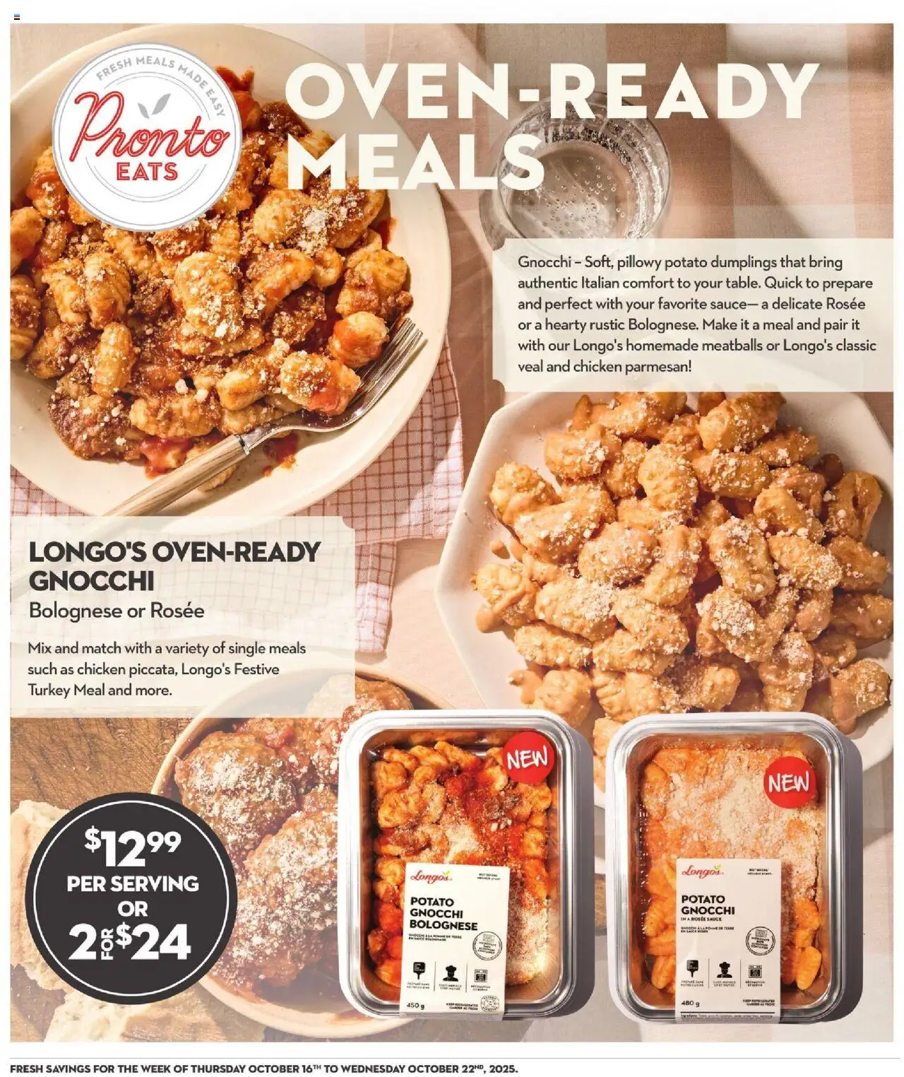 Longo's flyer valid from 16.10.2025 | Page: 14 | Products: Turkey, Chicken